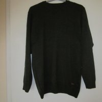 Зелен тънък пуловер р-р Л, снимка 1 - Пуловери - 31044371