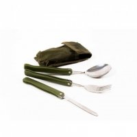 Комплект за риболов, туризъм и пикник - Traxis Fork Knife and Spoon Set, снимка 1 - Такъми - 35655836