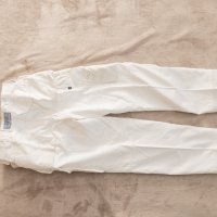 Бял работен панталон Snickers размер 48, снимка 3 - Панталони - 39239406