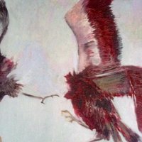 Маслена картина платно Орлова битка , снимка 3 - Картини - 38843344