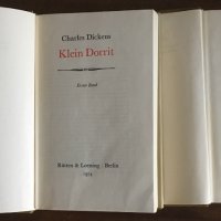 KLEIN DORRIT – Charles Dickens – 2 тома на немски език, снимка 2 - Художествена литература - 31144436