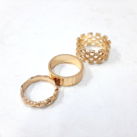 Комплект от 3 пръстена (8.3), снимка 4 - Пръстени - 44668844