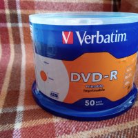 Verbatim DVD-R, 4.7 GB, 16x, AZO покритие, 50 броя в шпиндел, снимка 2 - DVD дискове - 37995173