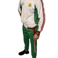 спортен комплект БЪЛГАРИЯ бяло горнище, снимка 1 - Спортни дрехи, екипи - 38519916