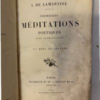 LAMARTINE : premières méditations poétiques, снимка 2 - Други - 32126019