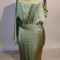 Елегантна рокля с един ръкав р-р Л , снимка 2 - Рокли - 42614480