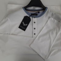Мъжка памучна блуза с цепка и копчета BRAVE SOUL ,размери - M, L, XL и XXL. , снимка 4 - Блузи - 39265990