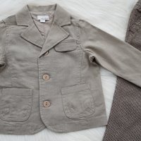 Детско сако и панталон H&М 12-18 месеца, снимка 4 - Комплекти за бебе - 38949760