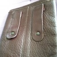 Чанта за колан СИС Естествена кожа 14х11см, снимка 5 - Чанти - 36988244