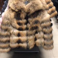 Дамско луксозно палто лисица код 3227, снимка 1 - Палта, манта - 31800872