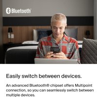 Belkin SoundForm™ безжични слушалки с три микрофона - черни, снимка 6 - Bluetooth слушалки - 42482921