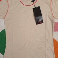 Нова бежова тениска АУДИ, размер  	L, снимка 1 - Тениски - 31378549