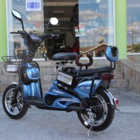 Електрически СКУТЕР-ВЕЛОСИПЕД MaXmotors EBZ16 500W - BLUE, снимка 3 - Мотоциклети и мототехника - 42255979