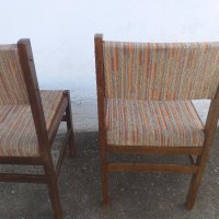 Български тапицирани дървени столове, снимка 6 - Столове - 31977811