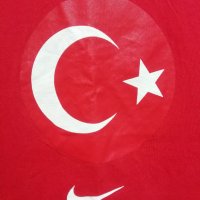 Турция Nike оригинална памучна тениска Turkey размер М, снимка 2 - Тениски - 44168074