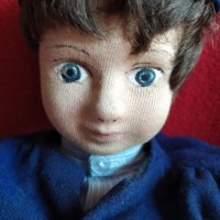 Голяма ръчно изработена кукла момче за колекционери, но и за игра, снимка 4 - Колекции - 29699138
