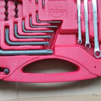 Mac Tools 62 части външни вътрешни вложки torx рамена ключове комплект  Smxt62b , снимка 7 - Други инструменти - 35384039