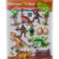 Детски комплект Динозаври на картон, снимка 1 - Образователни игри - 31952849