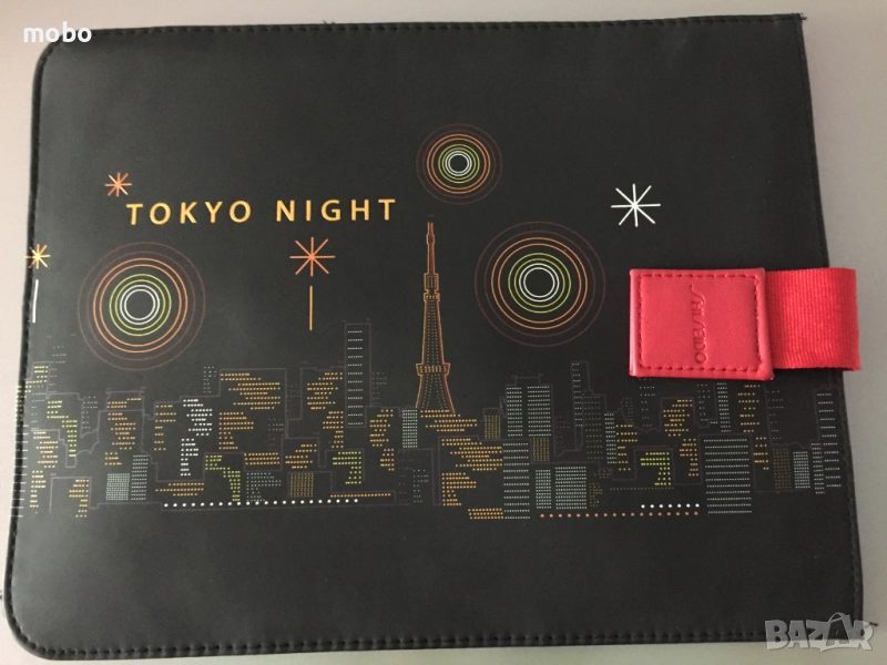 Калъф Shiseido  за 8-инчов таблет с илюстрация на нощен Токио, снимка 1