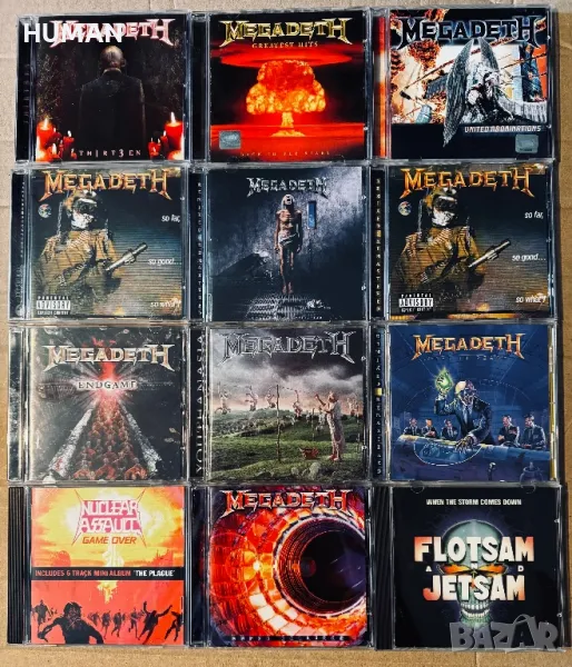 Megadeth - Nuclear Assault - Flotsam and Jetsam , снимка 1