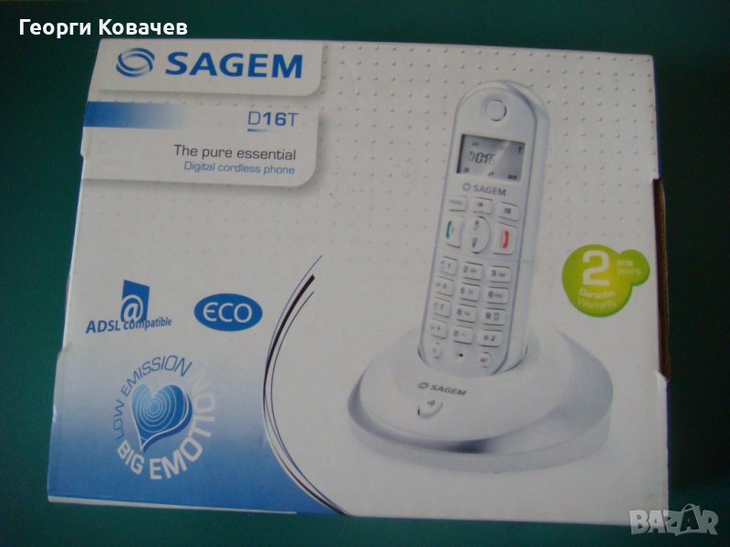Продавам безжичен телефон Sagem, снимка 1