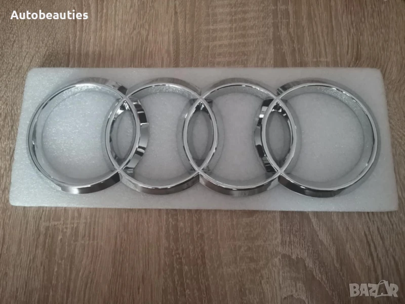 сребриста емблема за Ауди Audi 27.3 см, снимка 1