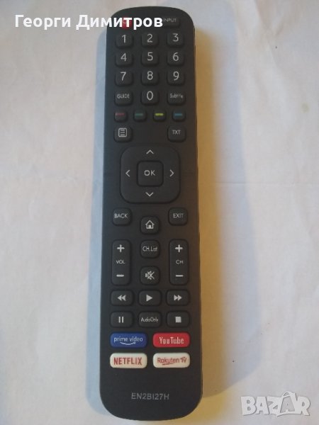Дистанционни EN2BI27H за Hisense телевизори, снимка 1