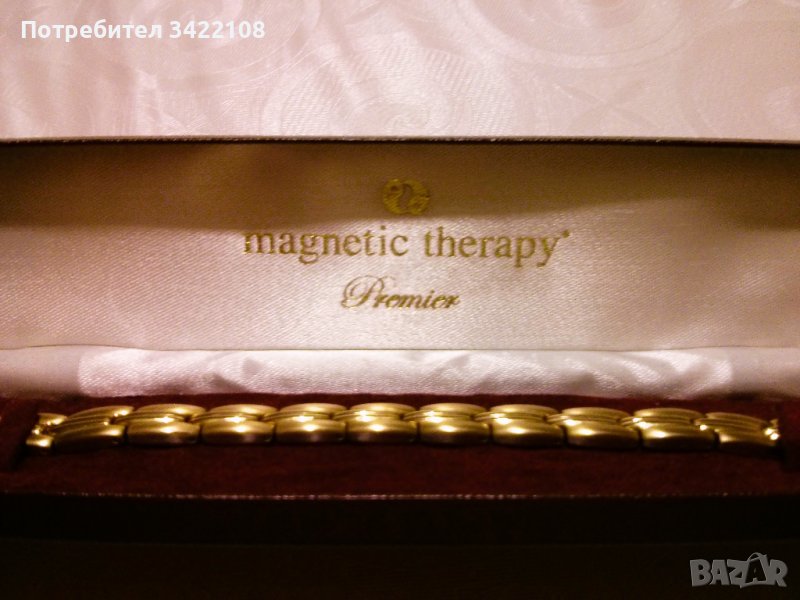 Елегантна дамска магнитна гривна, 18 см, 15 неодимови магнита, снимка 1