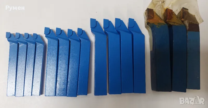 Упорни (прави) стругарски ножове със запоени пластини Р30, снимка 1