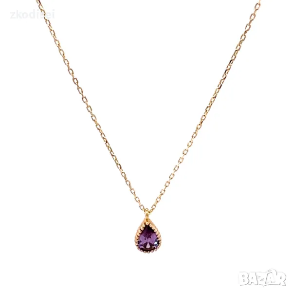 Златно колие 1,39гр. 42см. 14кр. проба:585 модел:28114-1, снимка 1