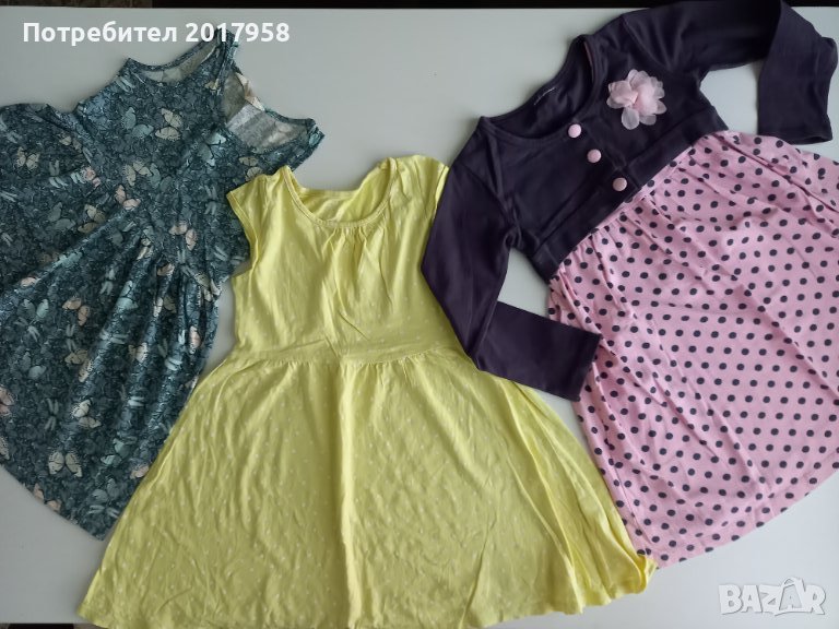 4 летни рокли и пола , 5-6 години, снимка 1