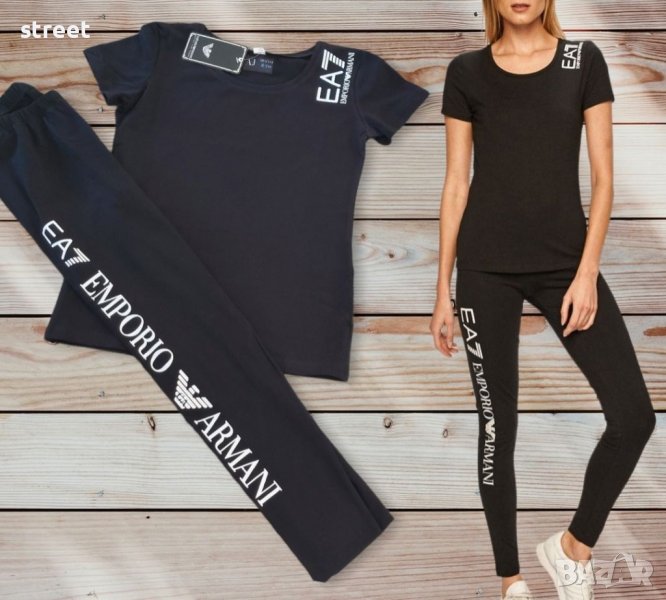 Armani sports дамски комплект тениска и клин , снимка 1