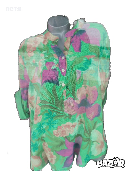 Дамска флорални риза, снимка 1