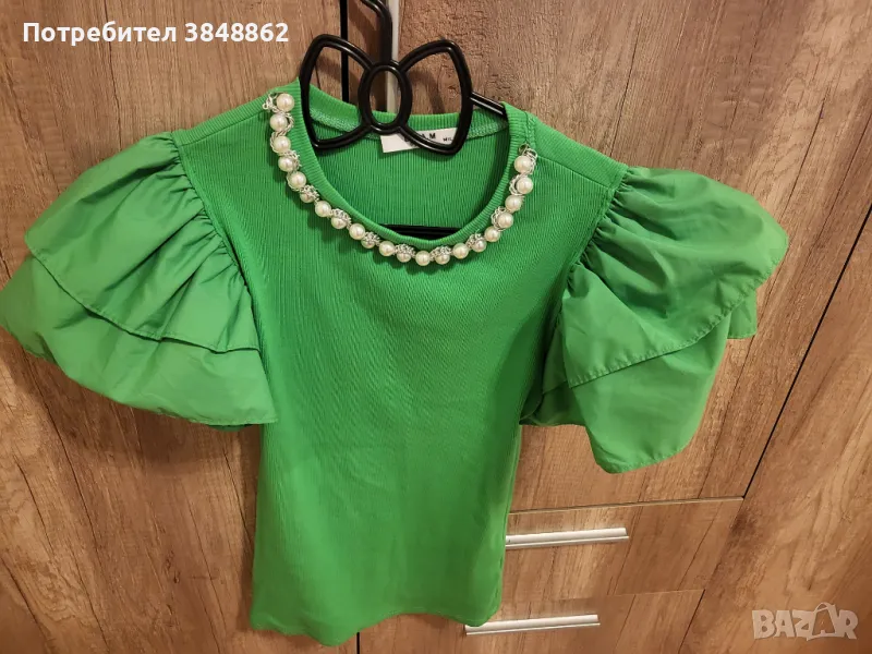 Блуза с перли, снимка 1