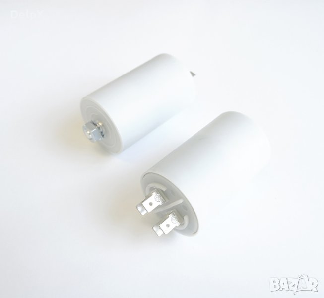 Работен кондензатор 420V/470V 14uF с 4 каб.обувки, снимка 1