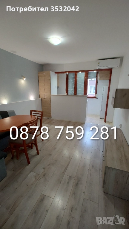 Тристаен апартамент под наем, снимка 1