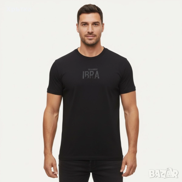 Dsquared2 x Ibrahimovic - Оригинална мъжка тениска размер M, снимка 1