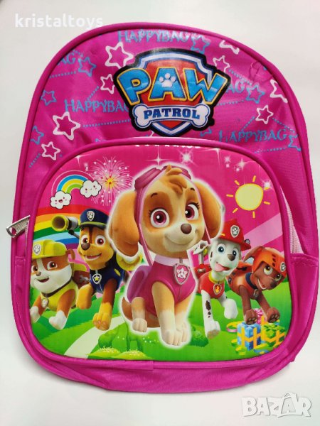 Раница за детска градина с картинка - Пес Патрул, розова, снимка 1