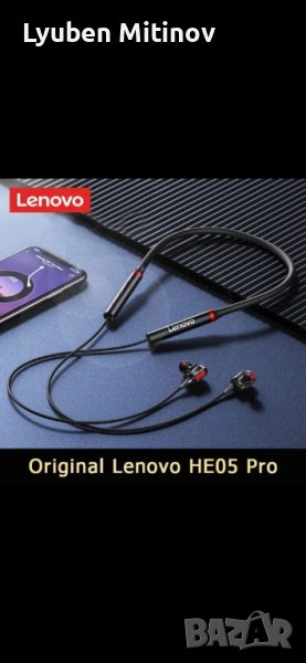 Слушалки Lenovo Wireless Bluetooth 5.0 Waterproof, снимка 1