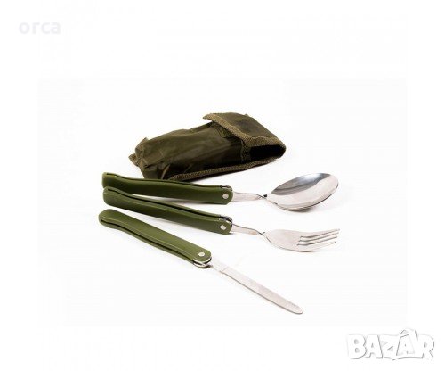Комплект Traxis Fork Knife Spoon за риболов, пикник и туризъм, снимка 1