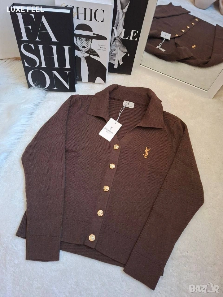 Yves Saint Laurent ⚜️Дамска Блуза -Плетиво, снимка 1