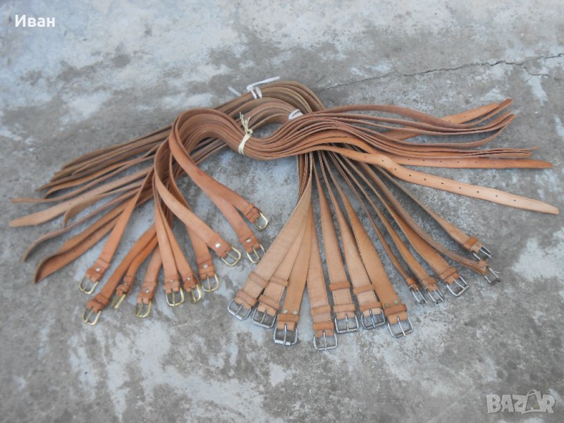 Военен колан от естествена кожа БНА, снимка 1