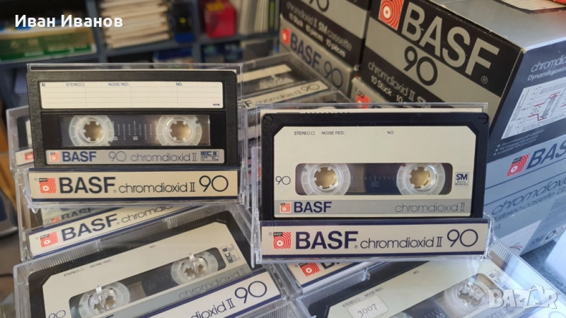 BASF Chromdioxid II аудиокасети като нови в оригинални кашончета, снимка 1