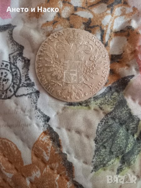 Сребърна монета ,Австрия,1 талер 1780 г. Мария Тереза !, снимка 1