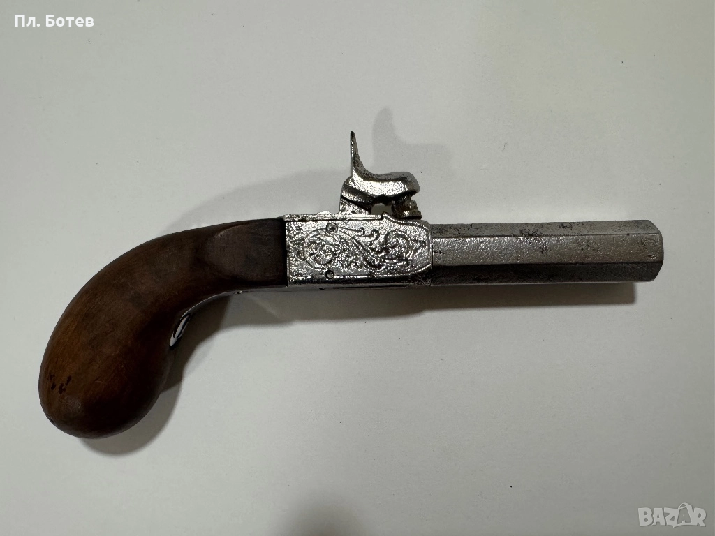 Стар капсулен пистолет, револвер, снимка 1