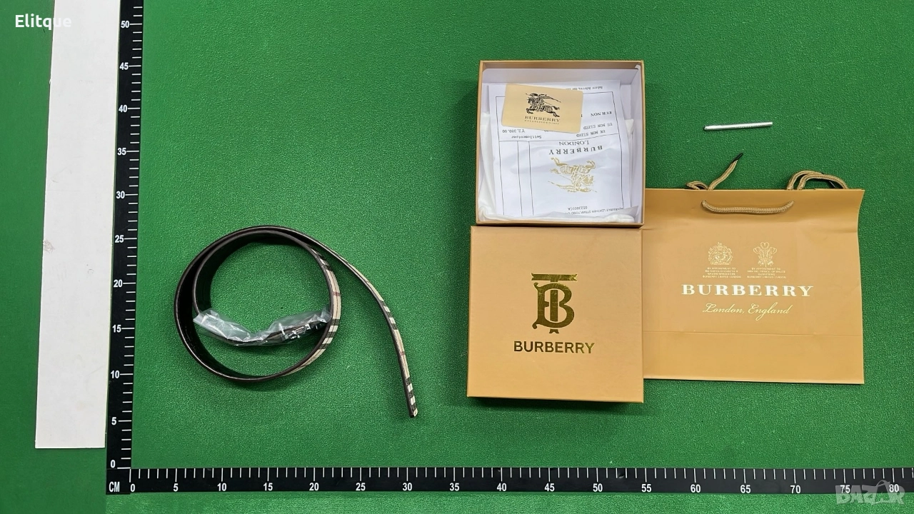 колани от естествена кожа в кутия Louis Vuitton Burberry , снимка 1