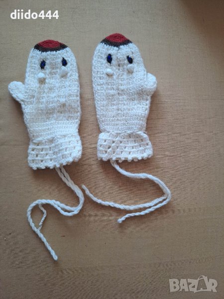 Детски плетени вълнени ръкавички № 11, снимка 1