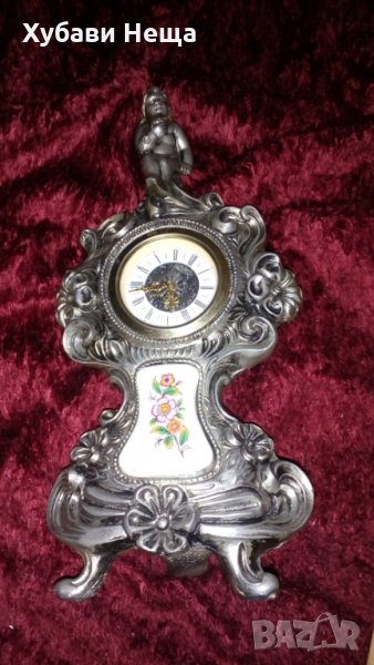 Часовник - каминен , бароков стил - италиански, снимка 1