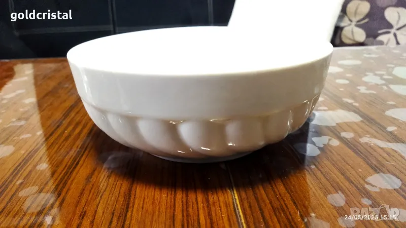 Стар български порцелан голяма купа , снимка 1