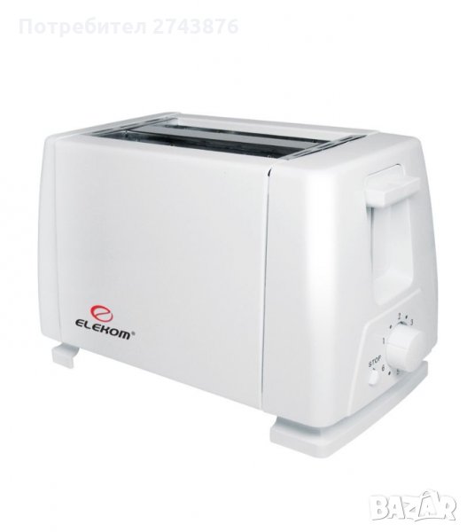  ТОСТЕР ЗА ДВЕ ФИЛИИ ЕЛЕКОМ ЕК-0505, снимка 1